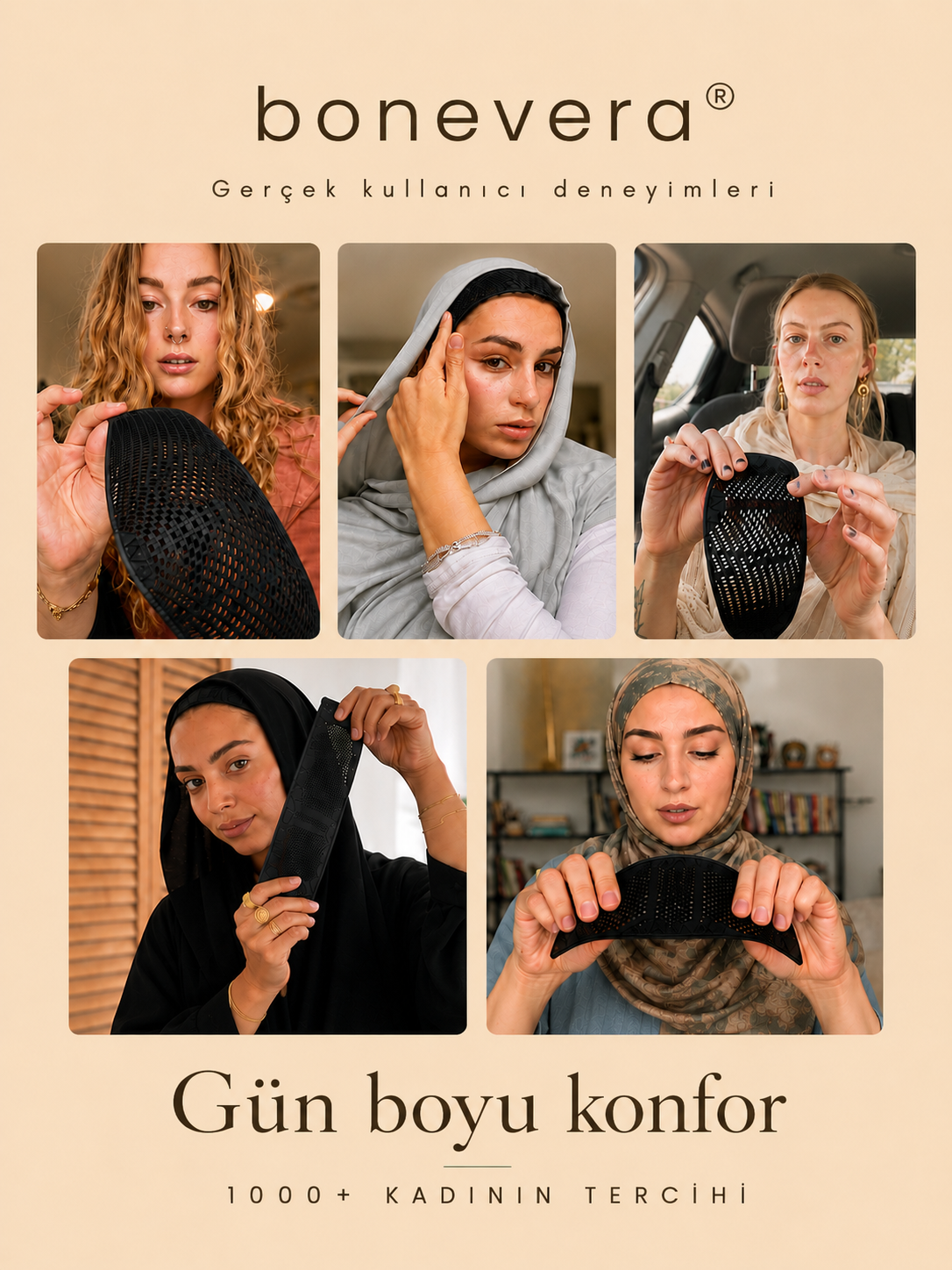 Bonevera® İğnesiz Kaymaz Bone